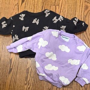 Sweatshirt Bundle 2T.  One Gap, One Old Navy